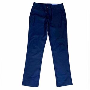 Mizzen Main Pants Mens 34x32 Blue Performance Chino Flat Front Straight